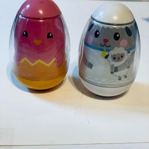 Hasbro Weebles Figures Spring Basket Easter Lamb 38 & Chic 37